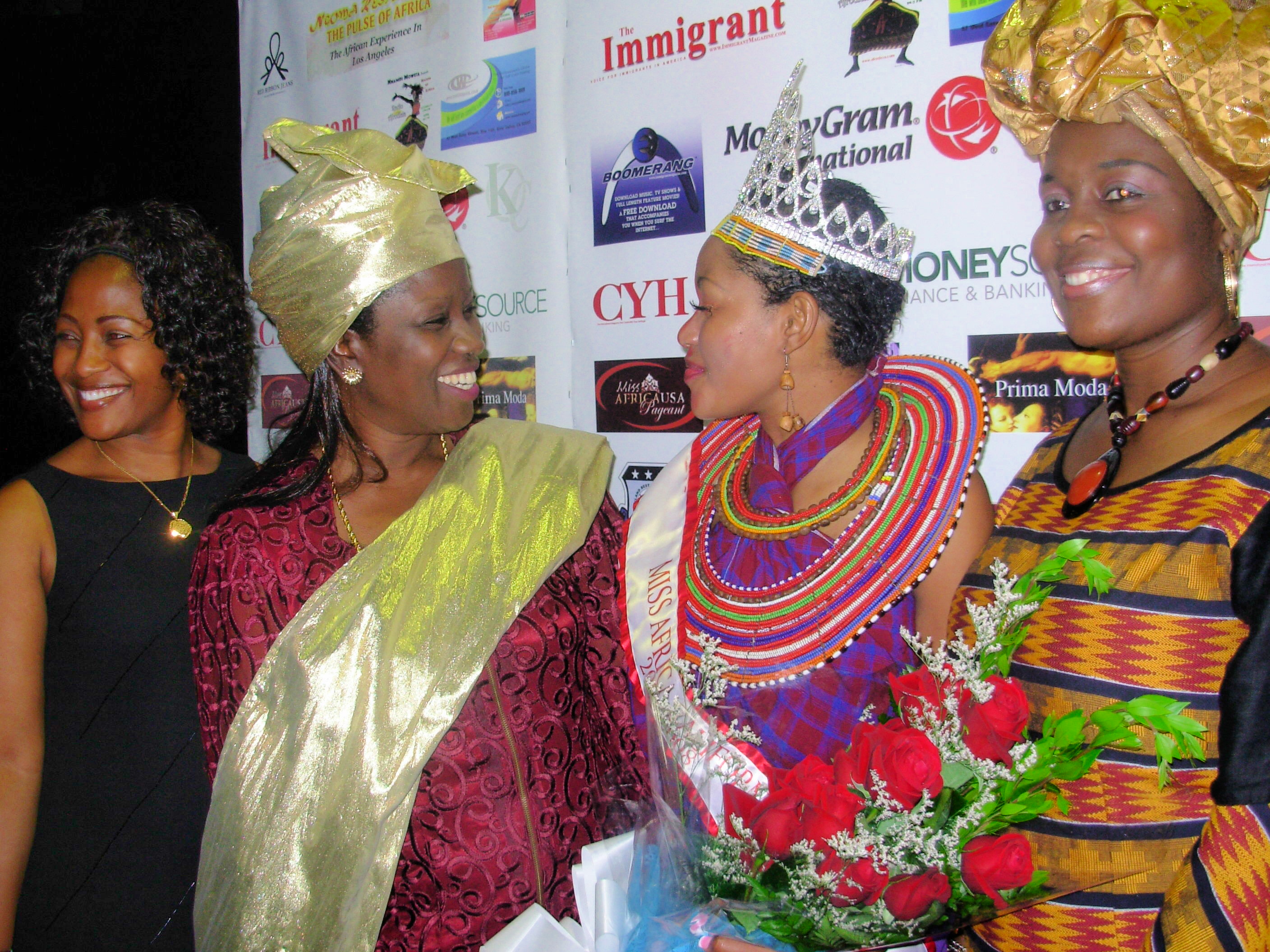 crowning Rachel Temu, Miss Africa California